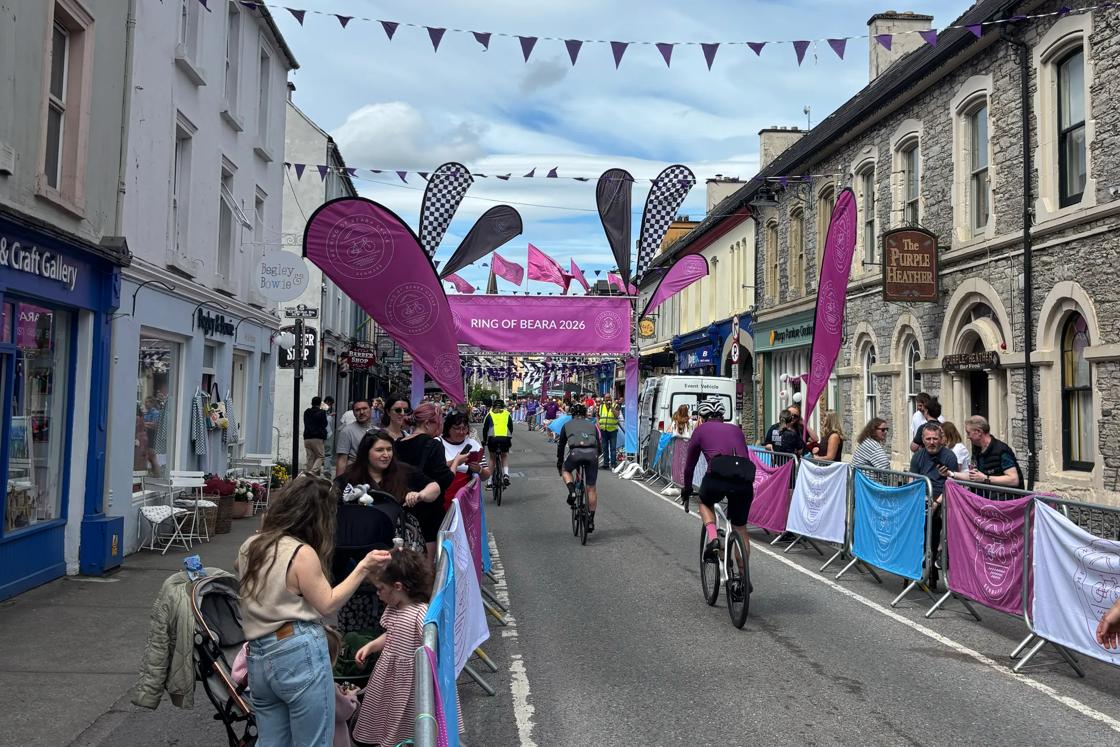The annual Ring of Beara cycling race held in Kenmare, Ireland.