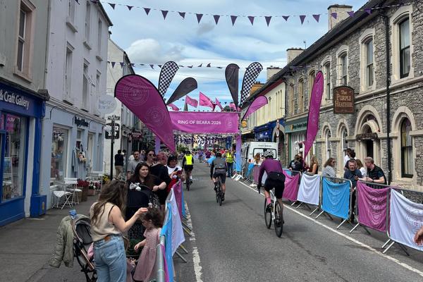 The annual Ring of Beara cycling race held in Kenmare, Ireland.