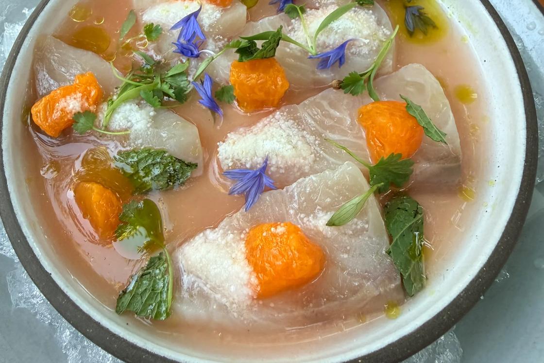 Meals on the California Wine Country Bike Tour feature fresh California ingredients.