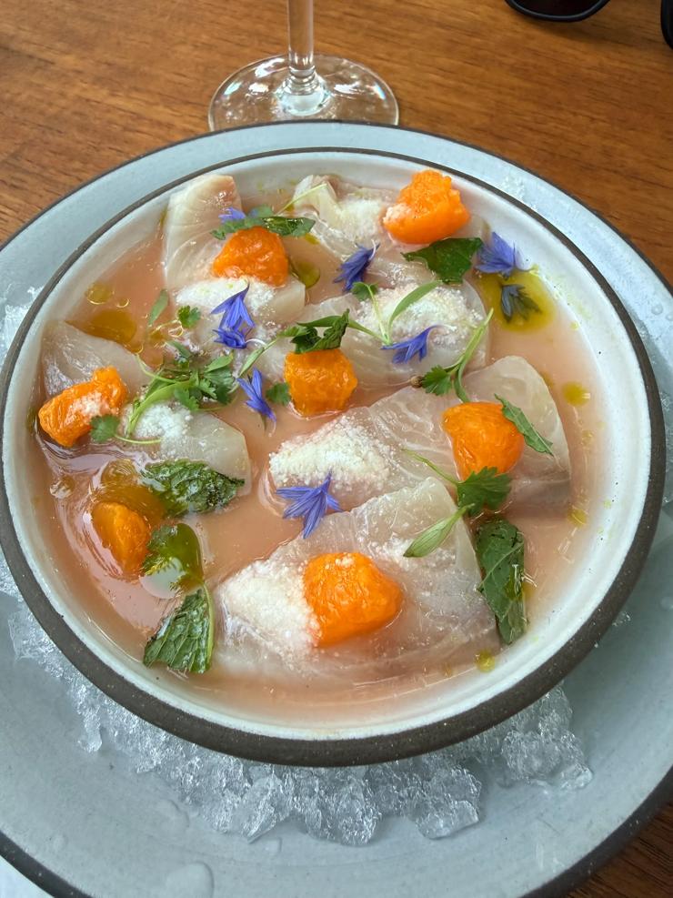 Meals on the California Wine Country Bike Tour feature fresh California ingredients.