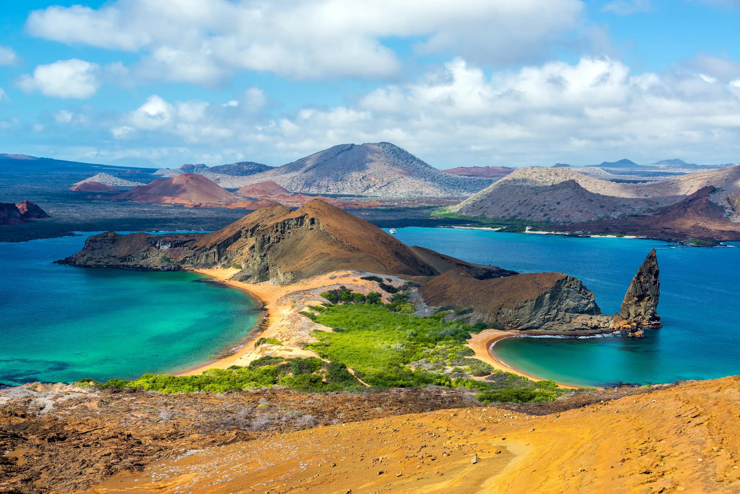 View of the stunning Galapagos Islands