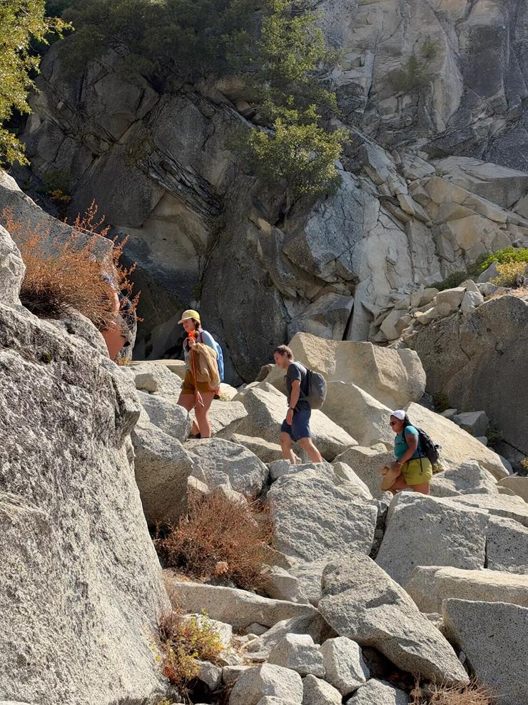 Volunteers from the Backroads Berkeley headquarters head out on their service project for Yosemite FaceLift 2026.