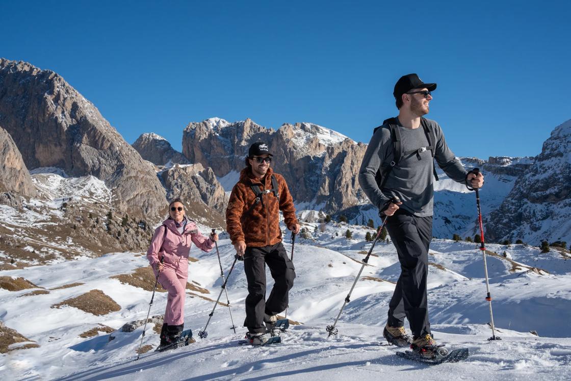 Snowshoeing on the Backroads Dolomites Snow Adventure Tour
