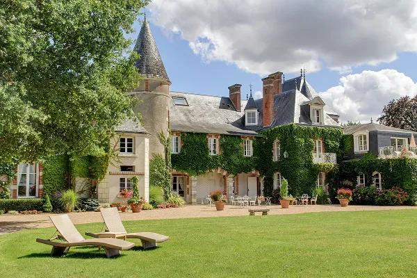 Les Hauts de Loire luxury hotel and former 19th-century hunting lodge located in Veuzain-sur-Loire in the Loire Valley, France.